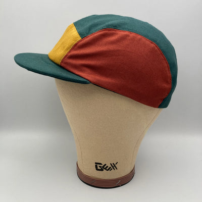 The Capalog Teal, Mustard, Rose & Madder Panel Cap