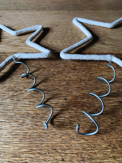 tree topper a wooden surface