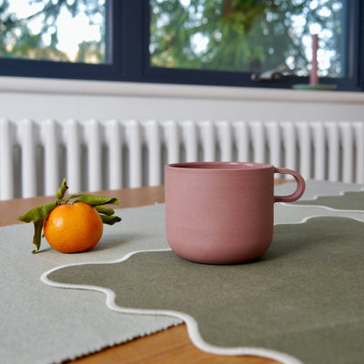 Throw to Fire Curved Mug Damson - Radical Living