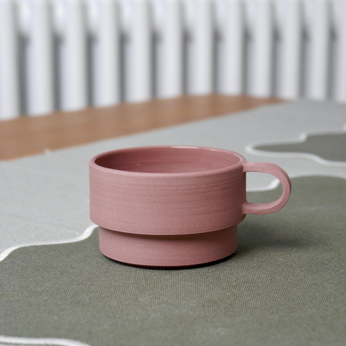 Throw to Fire Short Angular Mug Damson - Radical Living