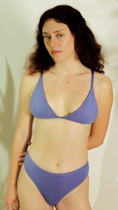 TryKind Lavanya Bralette Indigo Flower Blend