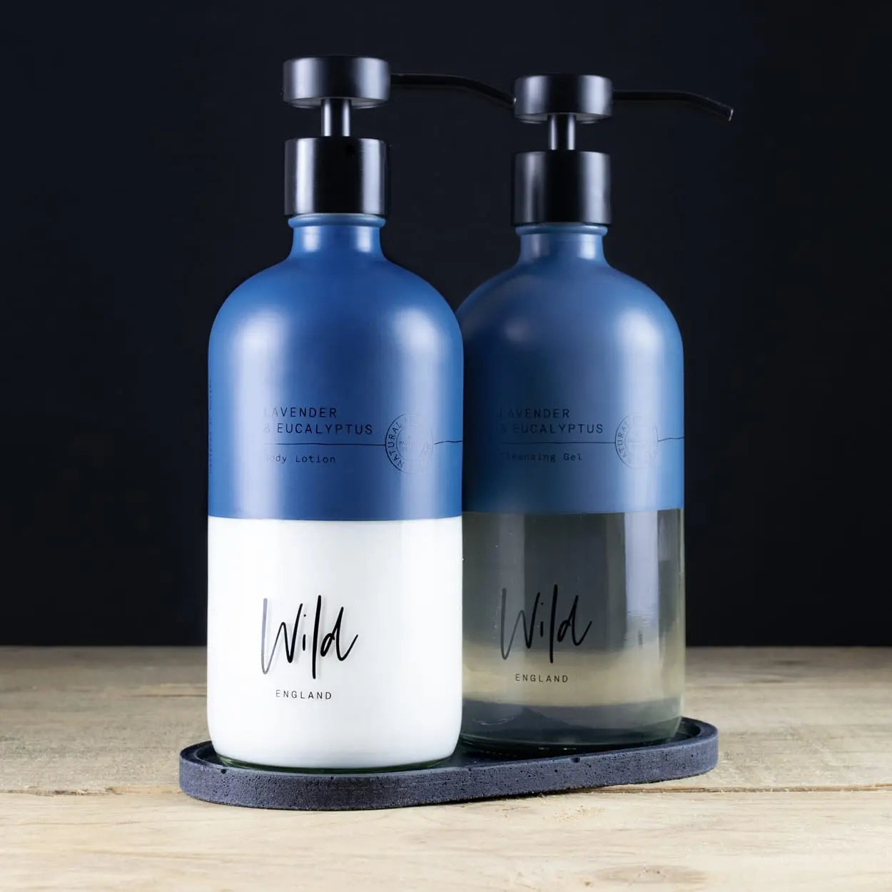 Wild England Cleansing Gel & Body Lotion Gift Pack - Lavender & Eucalyptus