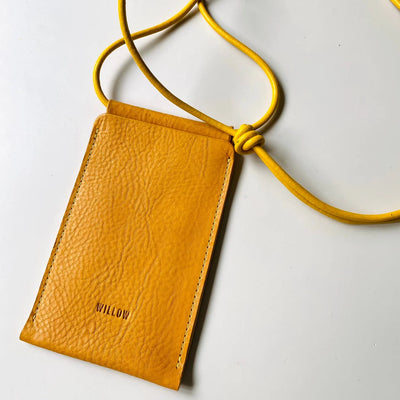 Willow Handmade Leather Phone Carrier