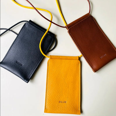 Willow Handmade Leather Phone Carrier