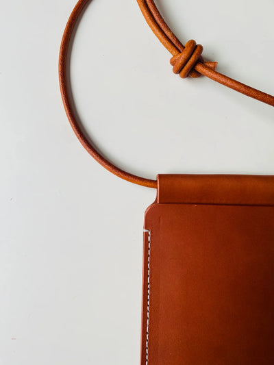 Willow Handmade Leather Phone Carrier