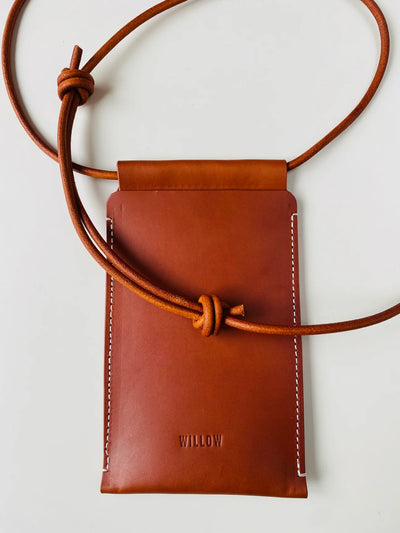 Willow Handmade Leather Phone Carrier
