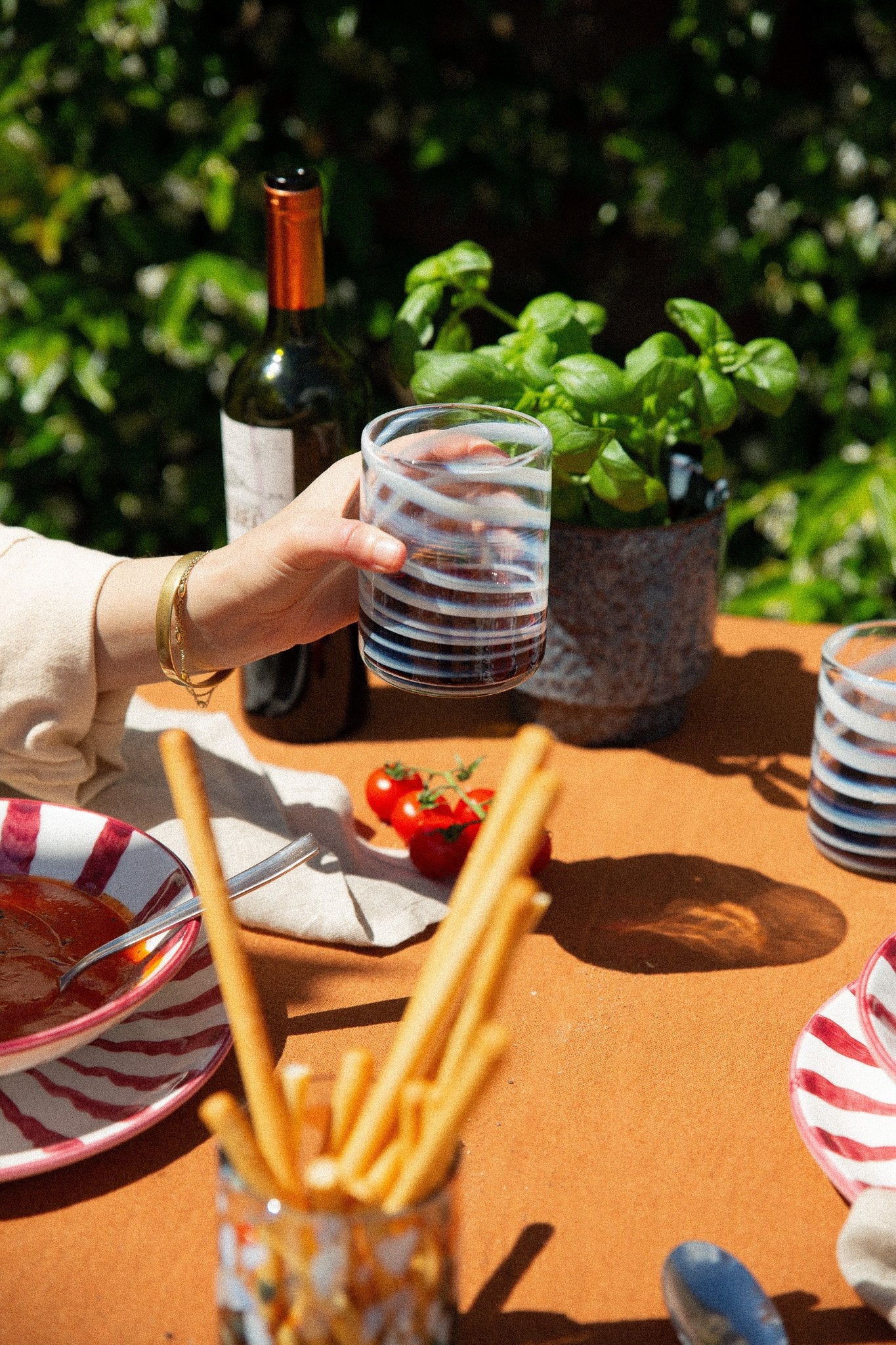 Handmade Pollenca Glassware by Woven Rosa - Unique Designs – Radical Living