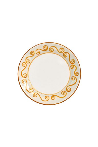 Woven Rosa Hand-painted Javea Serving Plate Set
