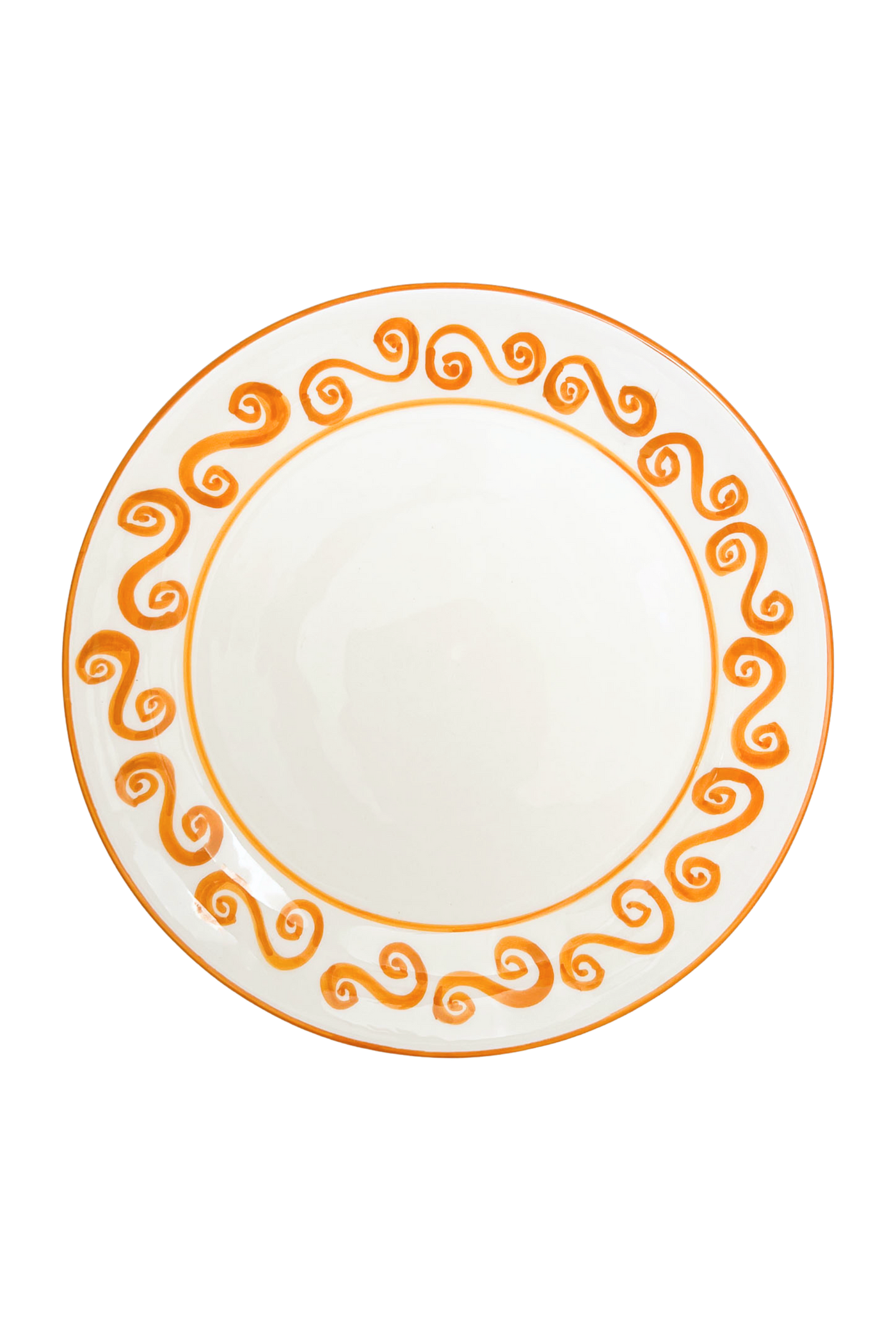 Woven Rosa Hand-painted Javea Serving Plate Set