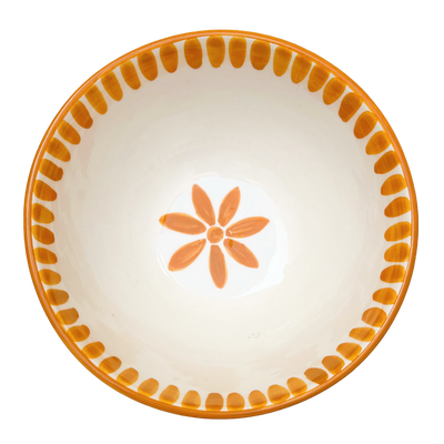 Woven Rosa Hand-painted Veraneo Serving Bowl