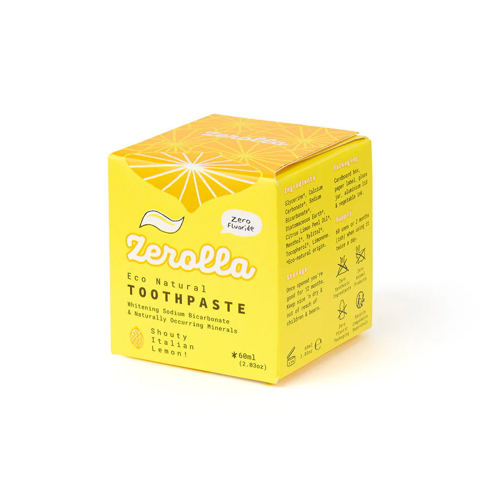 Zerolla Eco Natural Toothpaste Lemon - radical living