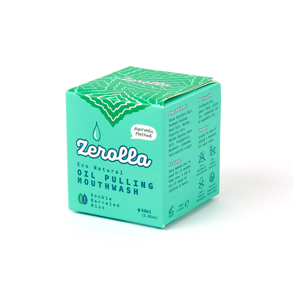 Zerolla Eco Natural Oil Pulling Mouthwash Mint - radical living
