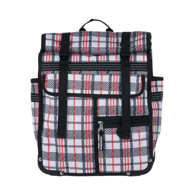 Goodordering Tartan Eco Rolltop Backpack & Pannier - Radical Giving