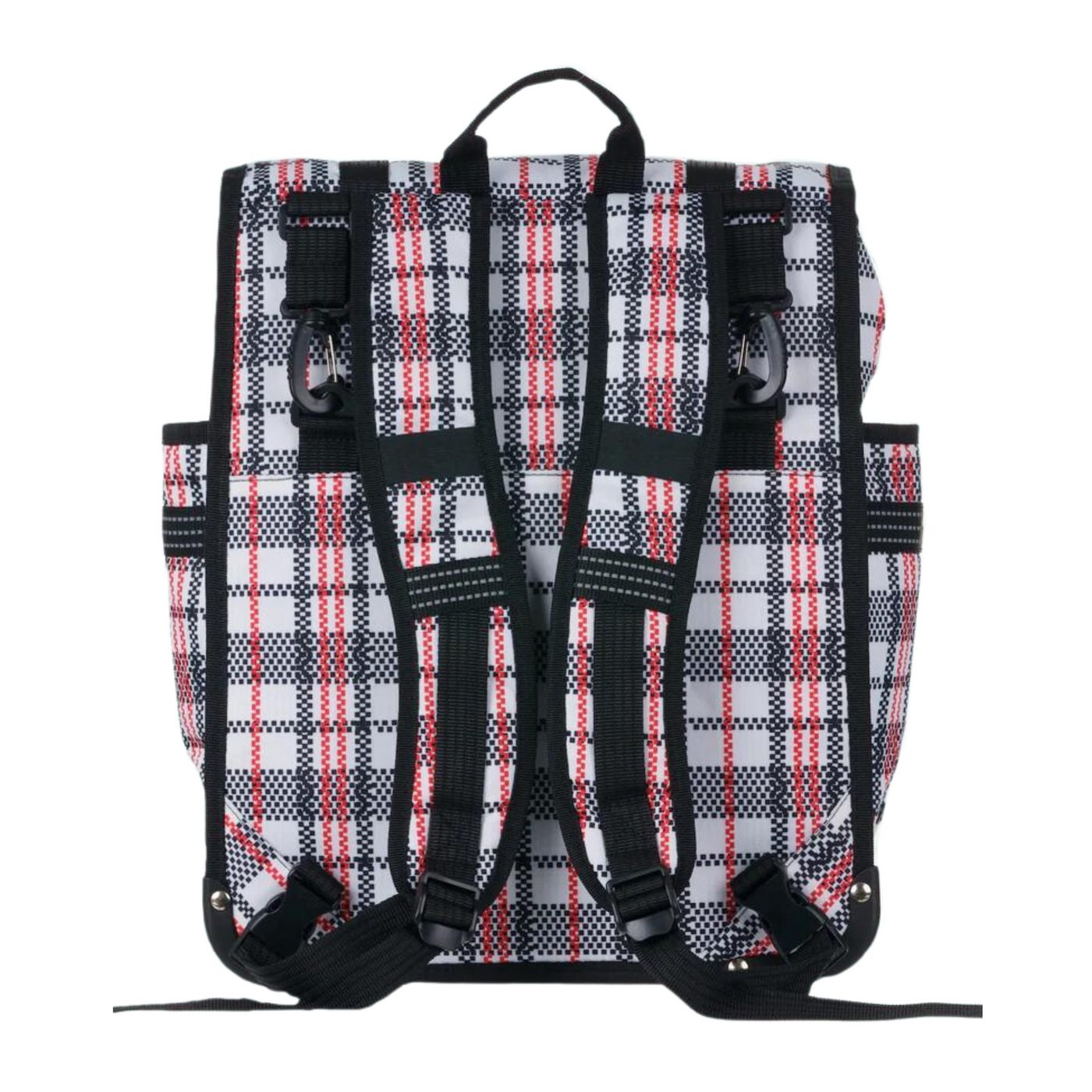 Goodordering Tartan Eco Rolltop Backpack & Pannier - Radical Giving