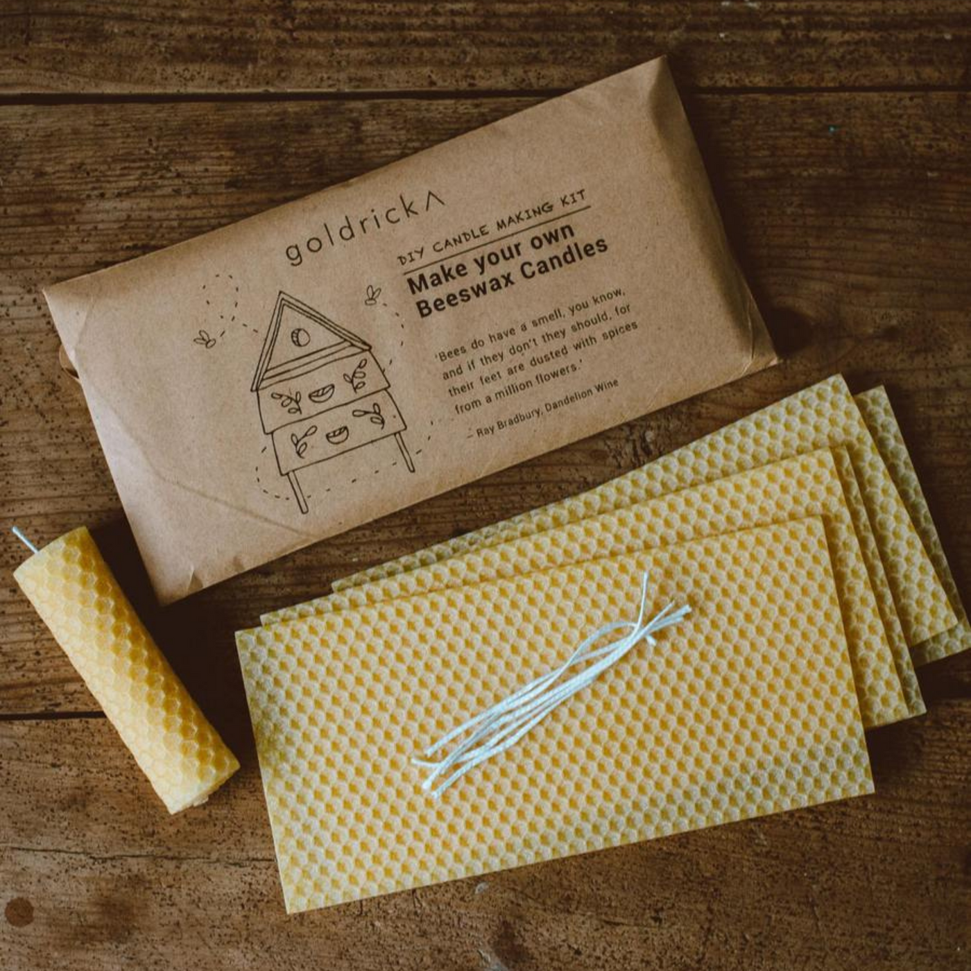 Radical Giving - Goldrick - Beeswax Candle Making Kit