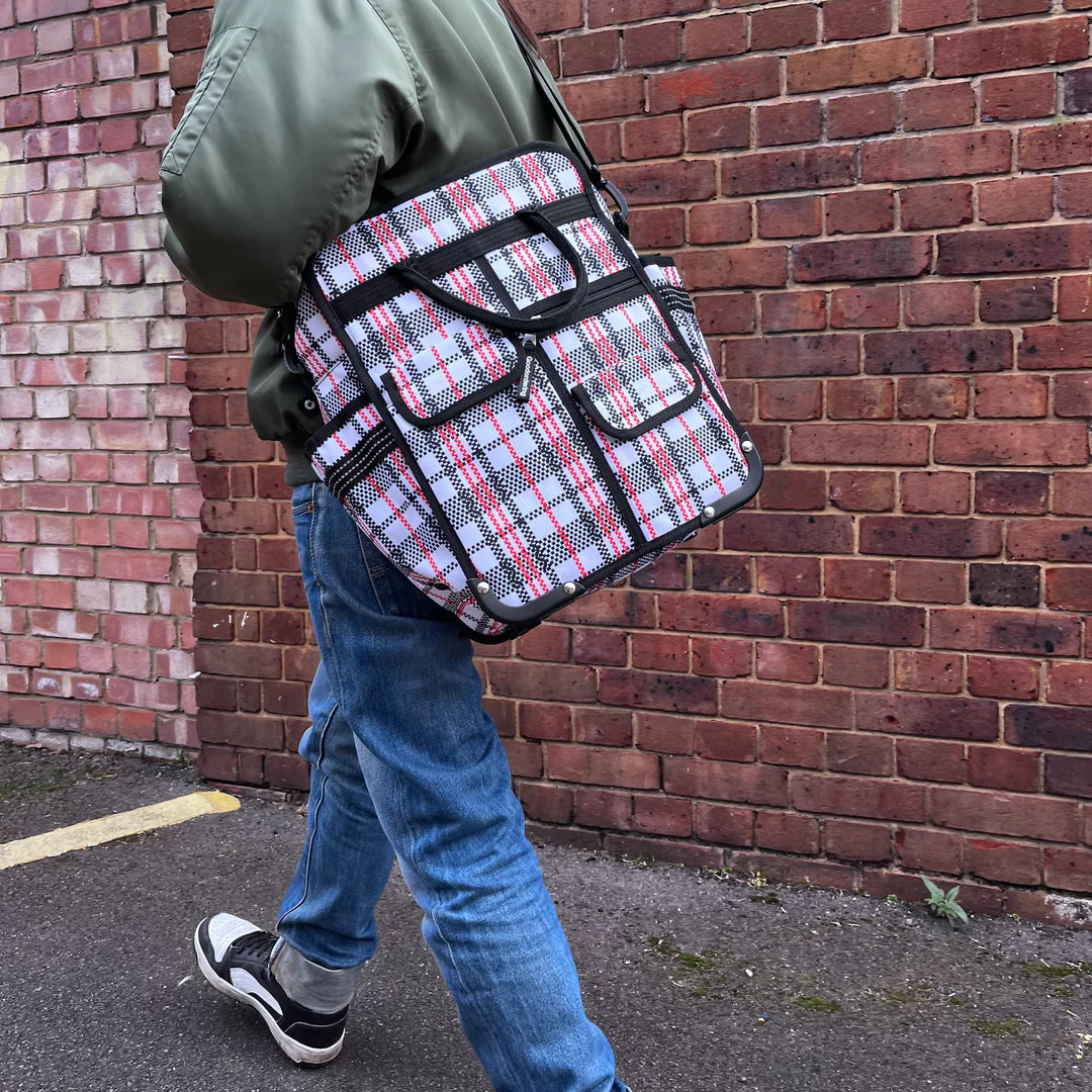 Goodordering Eco Tartan Picnic Pannier Bag - Radical Giving