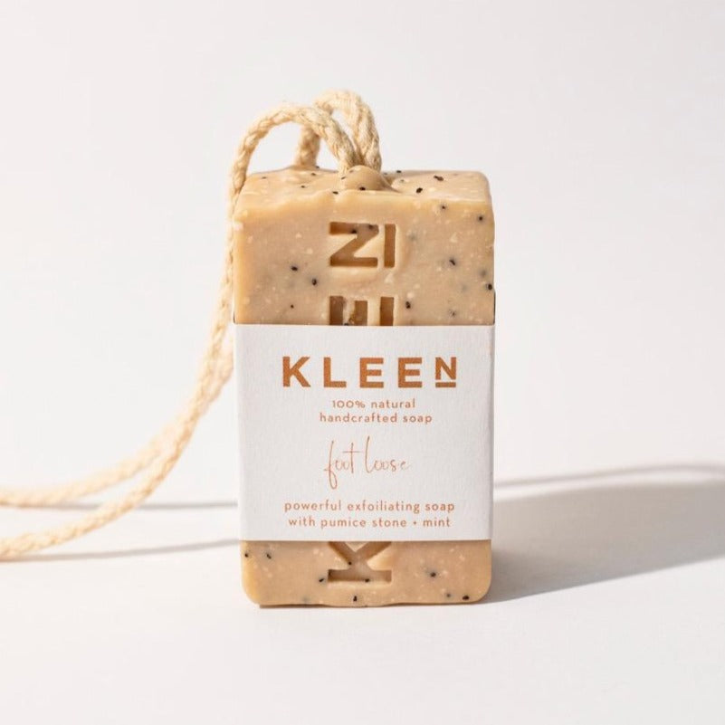 Kleen Foot Loose Natural Soap on a Rope - Radical Living