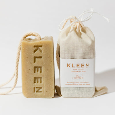 Kleen Woodstock Natural Soap on a Rope - Radical Living