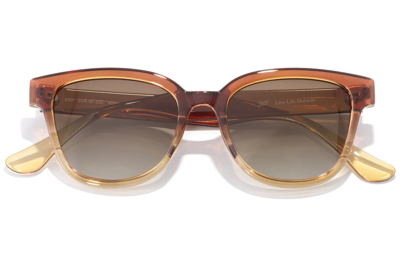 Sunski Miho Sunglasses Sunset Sepia - Radical Giving