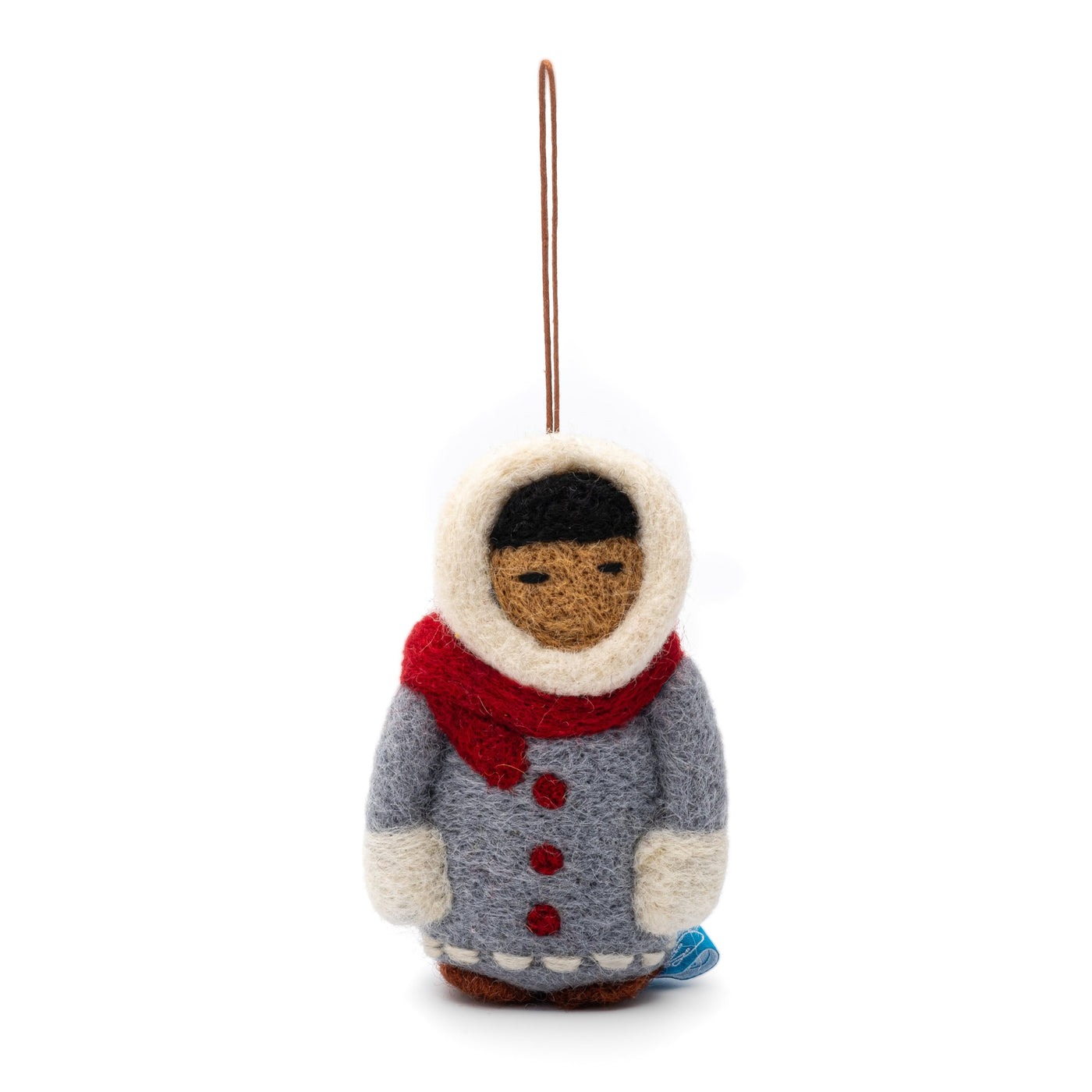 Nauseni - Handmade Felted Eskimo Christmas Decoration - Radical Giving