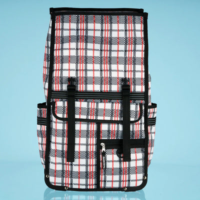 Goodordering Tartan Eco Rolltop Backpack & Pannier - Radical Giving