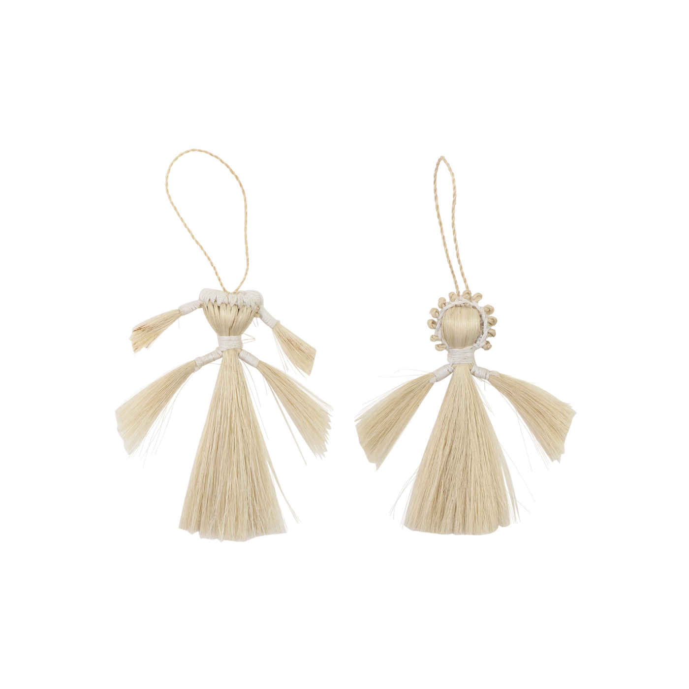 Paper Dreams Jute Angel Pair White - Radical Giving