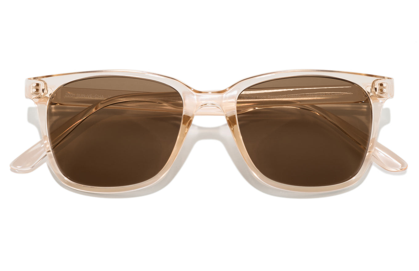 Sunski Ventana Sunglasses Champagne Amber