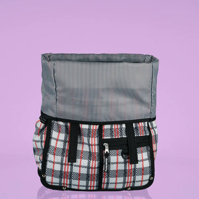 Goodordering Tartan Eco Rolltop Backpack & Pannier - Radical Giving